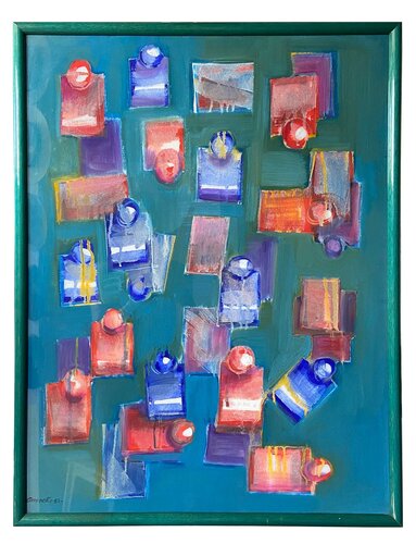 Composizione n. 8 by Gastone Cecconello, Painting for Sale on Select
