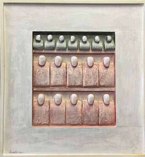 Pattern Rituale by Gastone Cecconello, Painting for Sale on Select