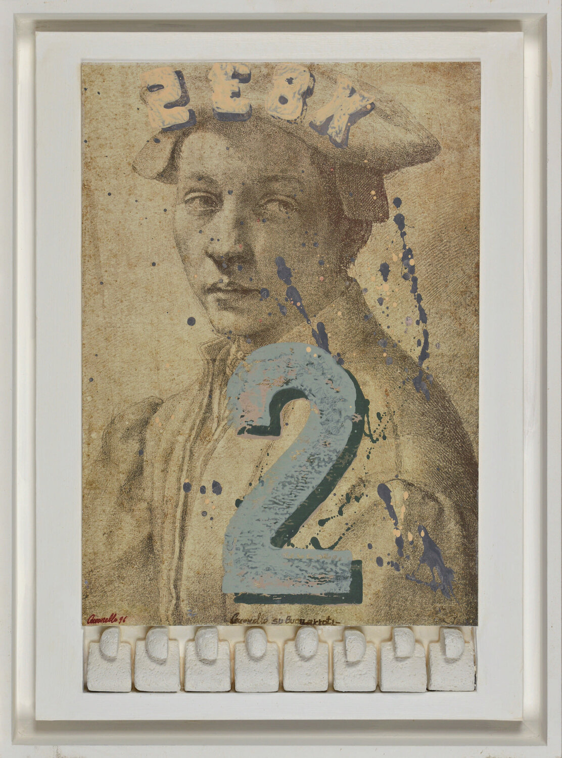 Cecconello su Buonarroti A01 Gastone Cecconello Original painting for sale