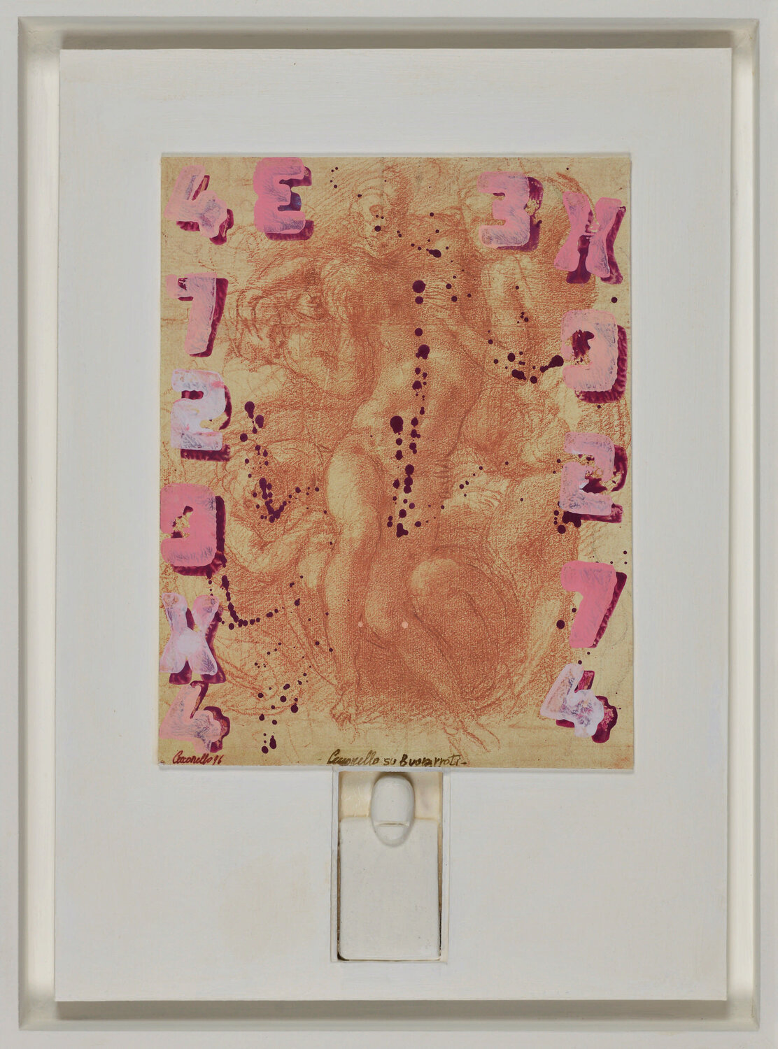 Cecconello su Buonarroti A05 Gastone Cecconello Original painting for sale
