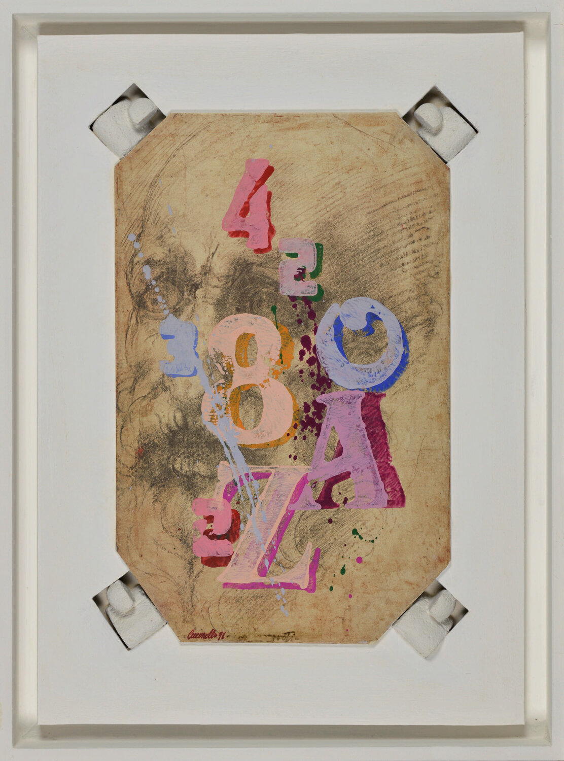 Cecconello su Buonarroti A06 Gastone Cecconello Original painting for sale