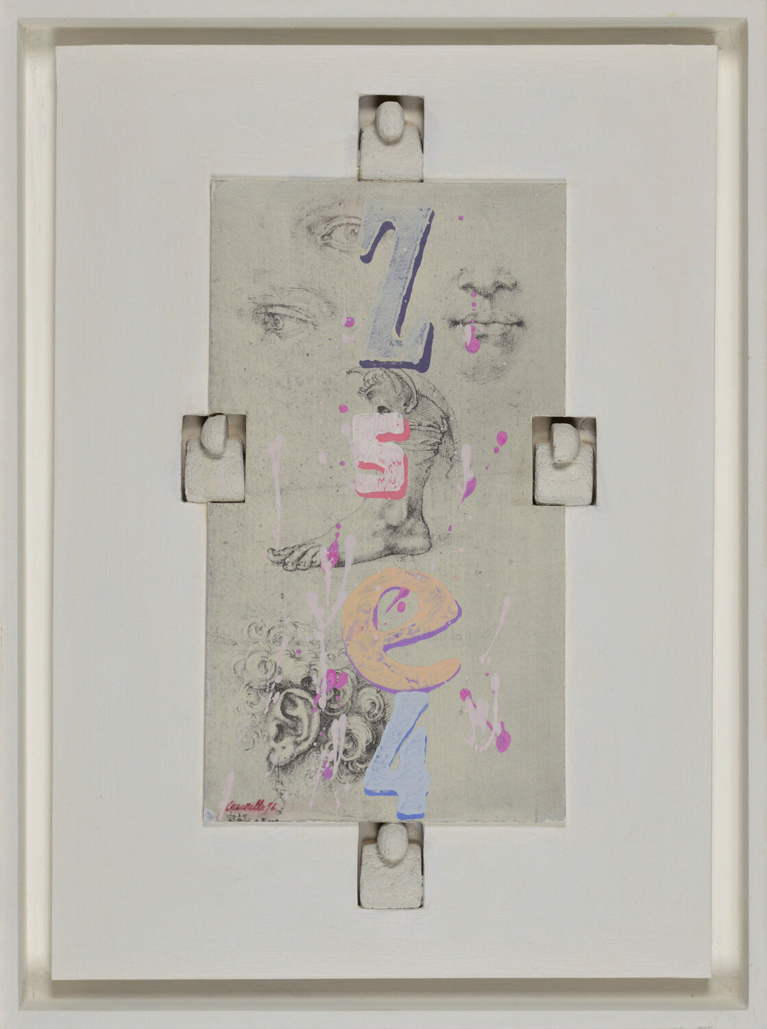 Cecconello su Buonarroti A07 Gastone Cecconello Original painting for sale