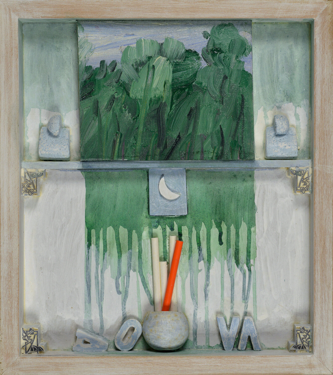 Quadro nel quadro VIII Gastone Cecconello Original painting for sale