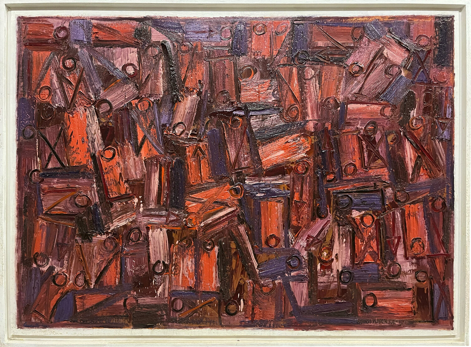 Moltitudine Gastone Cecconello Original painting for sale