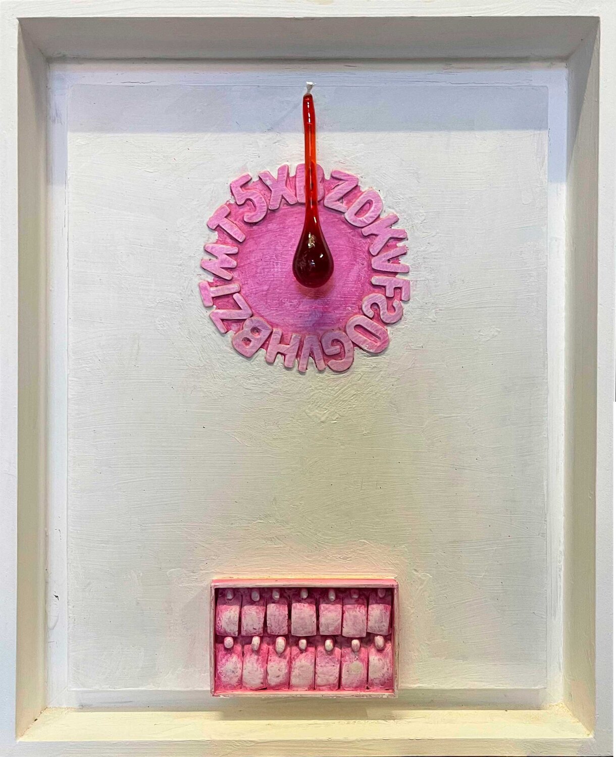 Pink Frequency Gastone Cecconello Original painting for sale