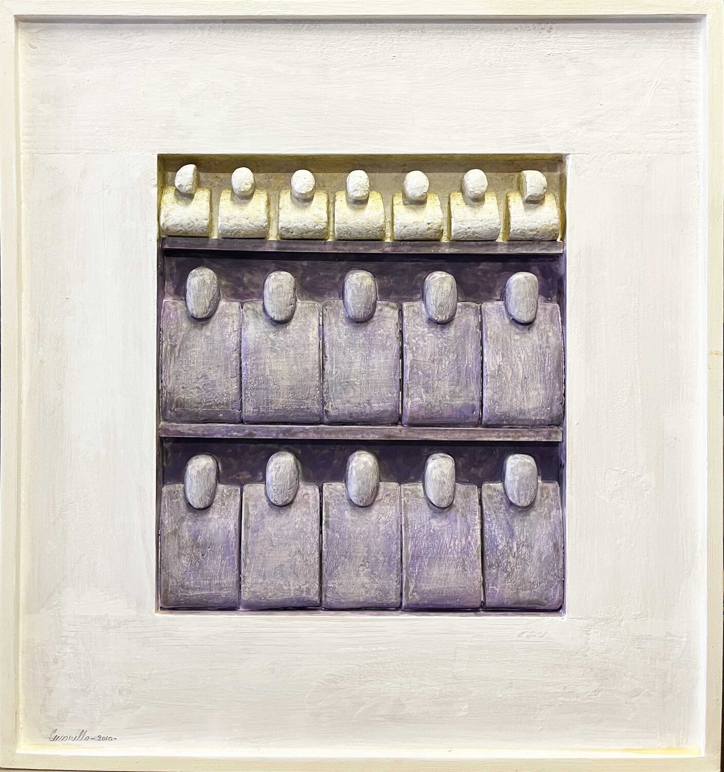 Pattern Rituale2 Gastone Cecconello Original painting for sale
