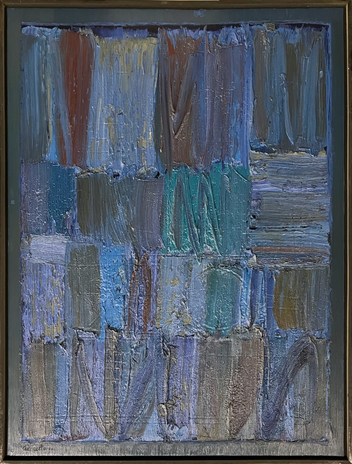 Composizione musicale Gastone Cecconello Original painting for sale