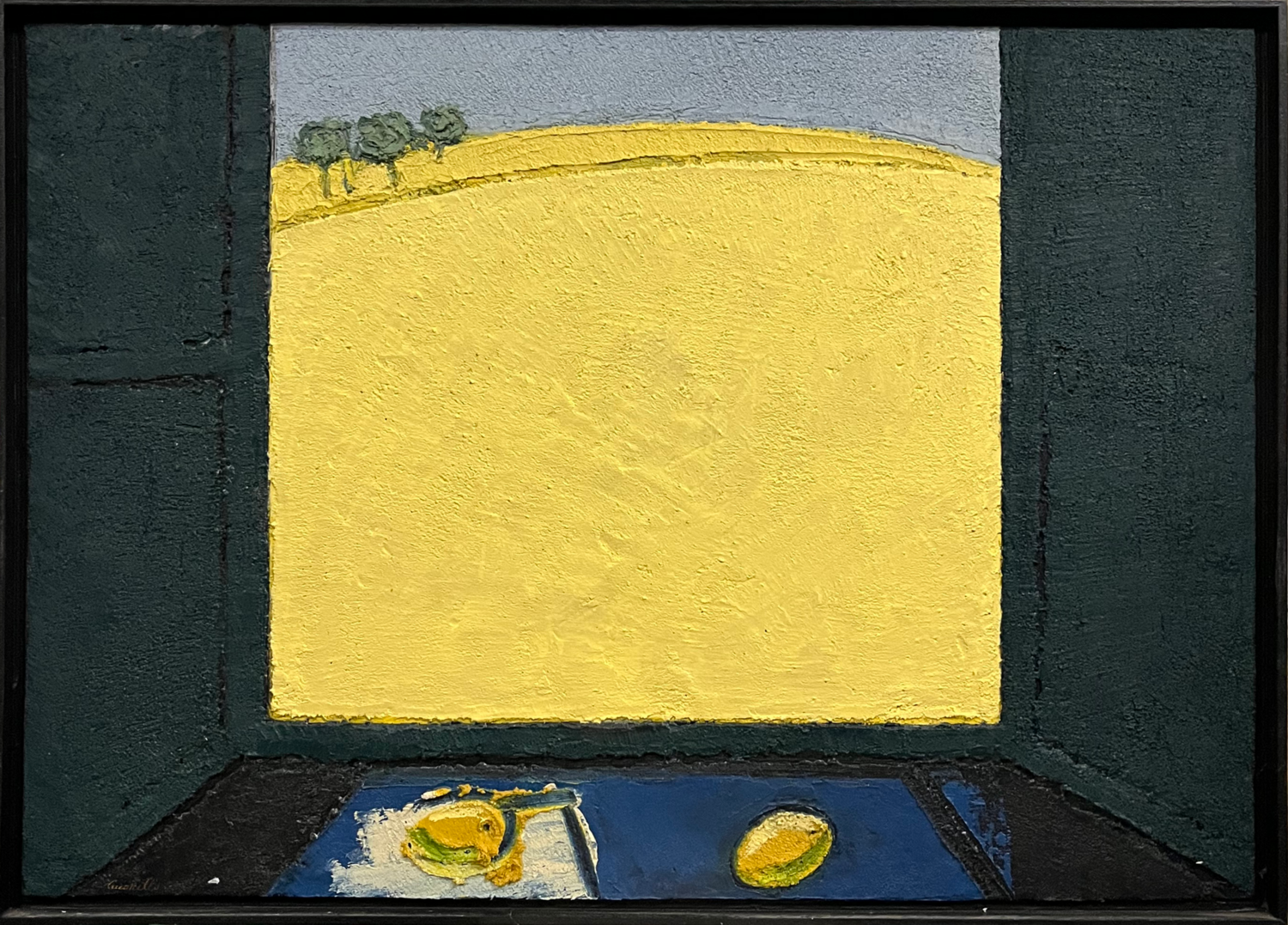 Dalla finestra Gastone Cecconello Original painting for sale