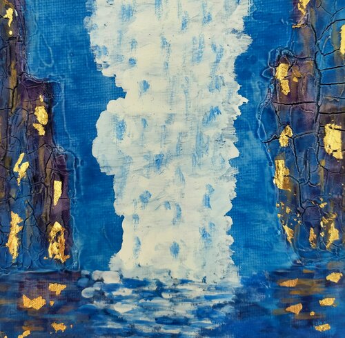 CASCADE by Joëlle Darmon, Painting for Sale on Select