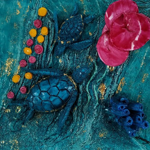LIFE UNDER THE SEA von Joëlle Darmon, Malerei kaufen auf Select