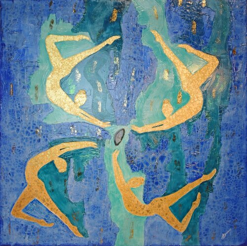 BALLET AQUATIQUE by Joëlle Darmon, Painting for Sale on Select
