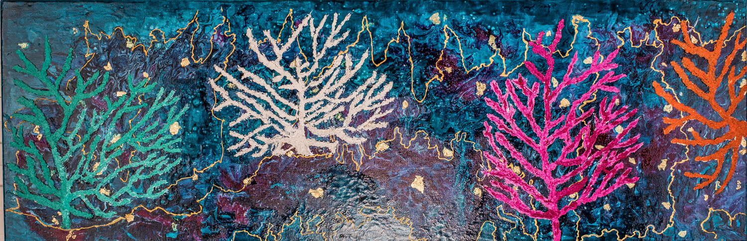 CORAUX Joëlle Darmon Original painting for sale