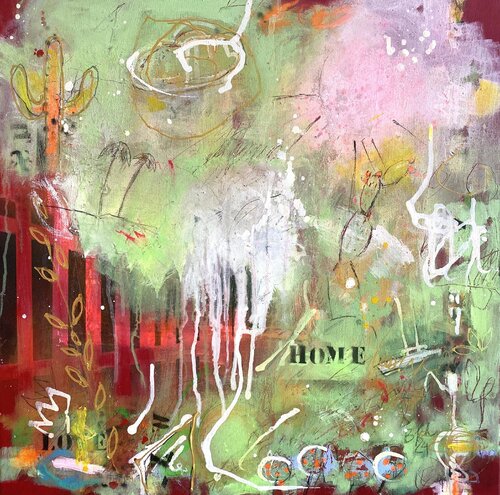 Home is Love No.7 by Bea Schubert, Painting for Sale on Select
