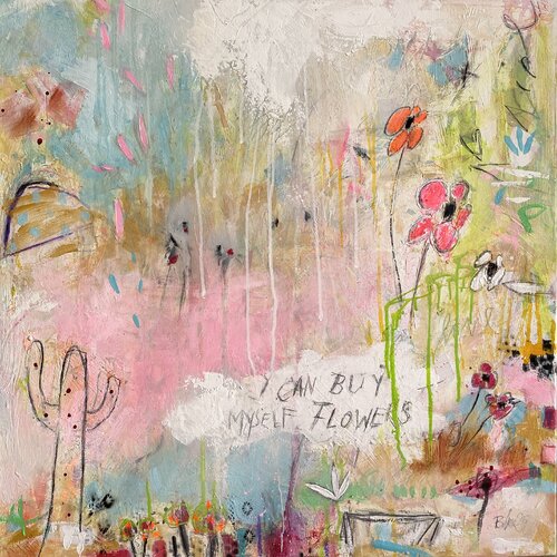 I can buy myself flowers No.2 by Bea Schubert, Painting for Sale on Select