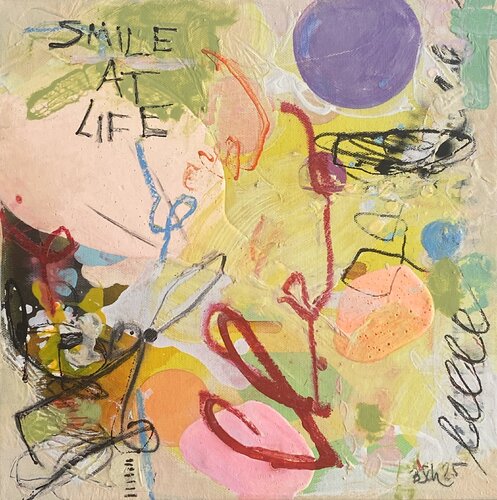 Smile At Life No.2 by Bea Schubert, Painting for Sale on Select