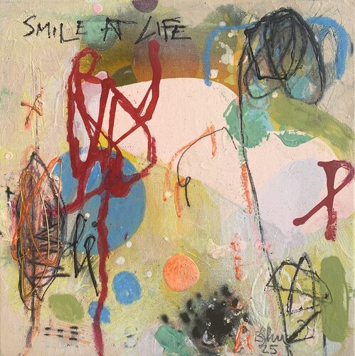 Smile At Life No.1 by Bea Schubert, Painting for Sale on Select