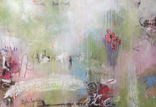 I can buy myself flowers No.4 by Bea Schubert, Painting for Sale on Select