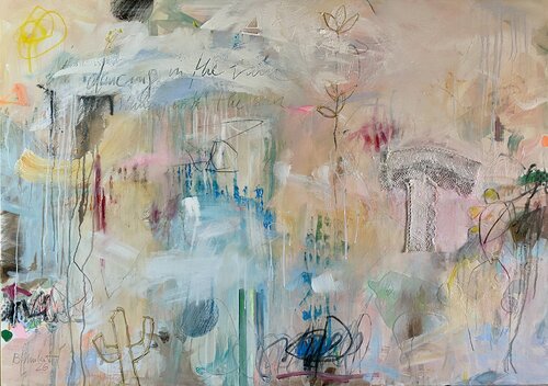Dancing In The Rain No.1 by Bea Schubert, Painting for Sale on Select