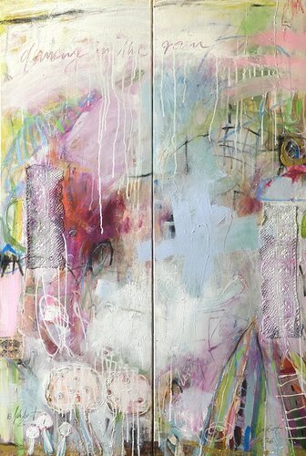 Dancing In The Rain No.2 by Bea Schubert, Painting for Sale on Select