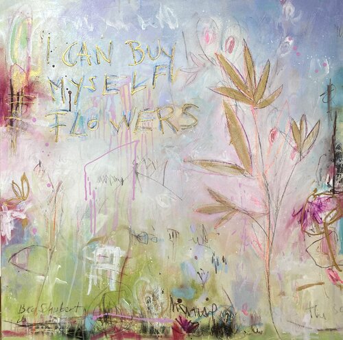 I can buy myself flowers No.6 by Bea Schubert, Painting for Sale on Select