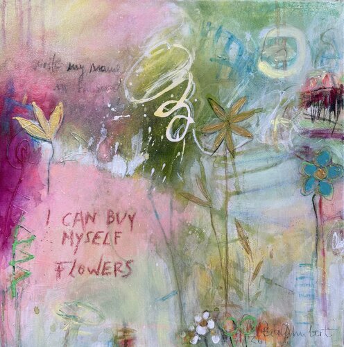 I can buy myself flowers No.8 by Bea Schubert, Painting for Sale on Select