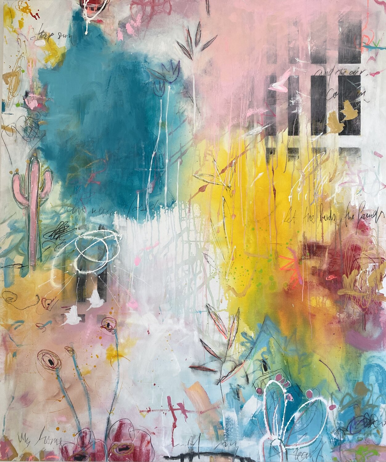 My home and my heart No.7 Bea Schubert Original painting for sale