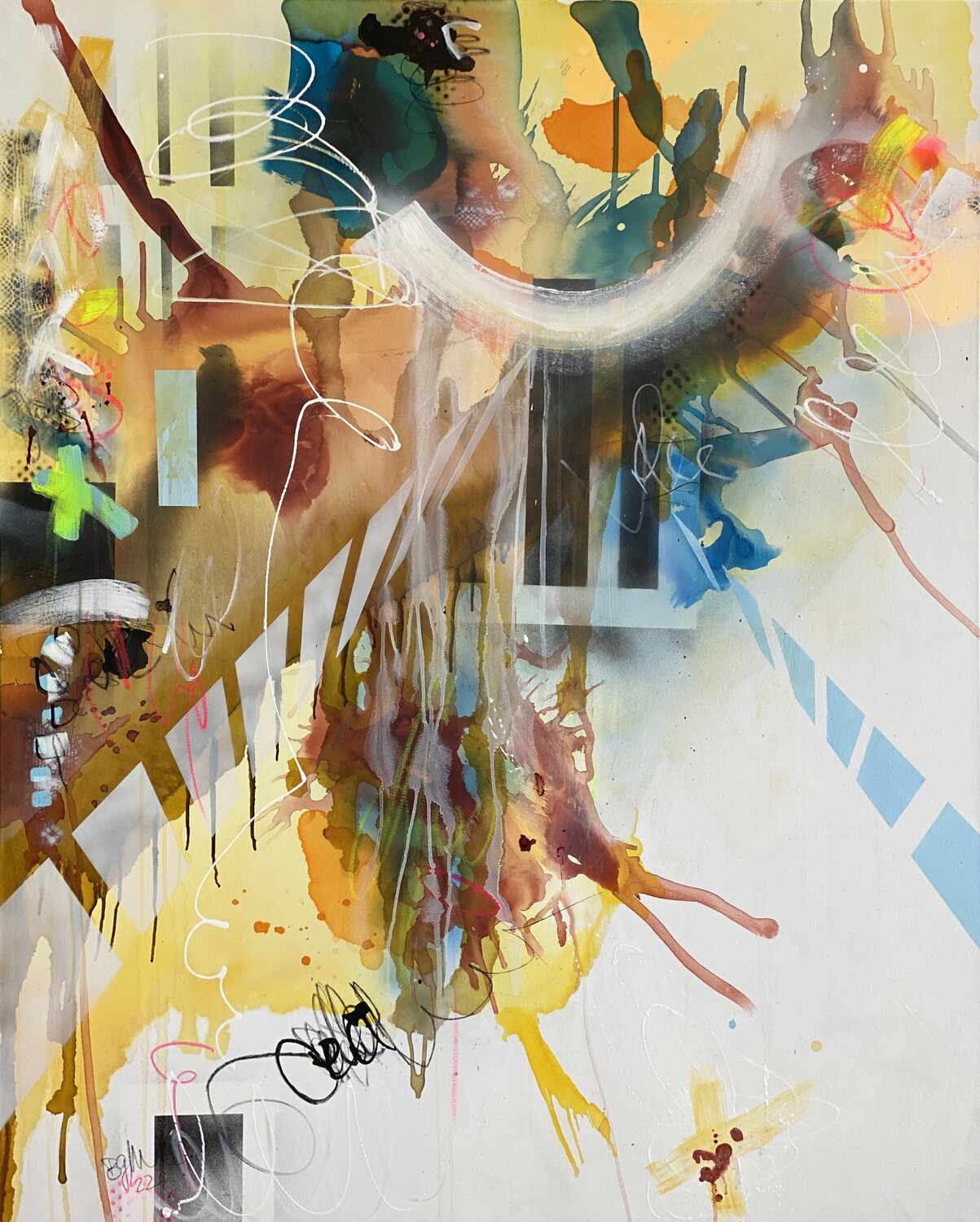 Dreaming No.1 Bea Schubert Original painting for sale