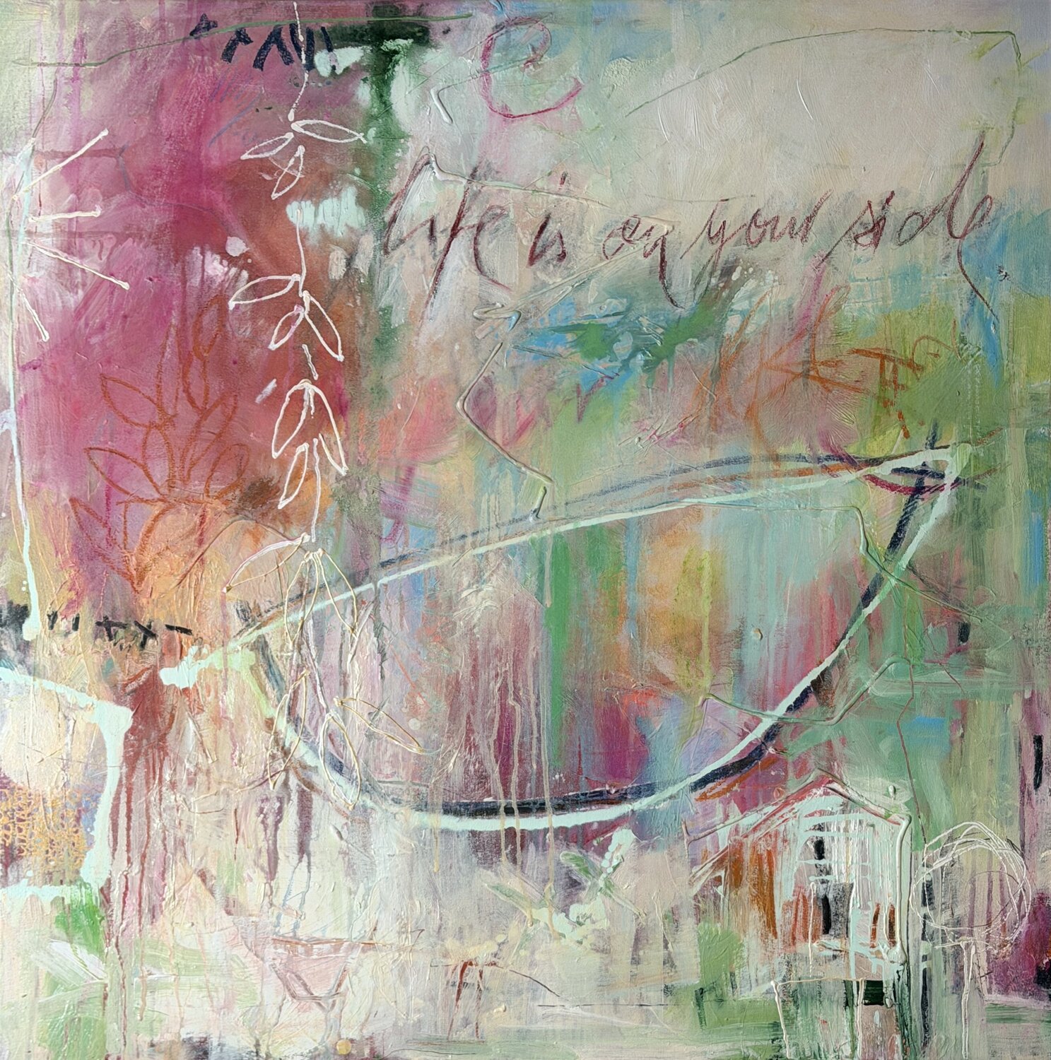 Life is on your side No.1 Bea Schubert Original painting for sale