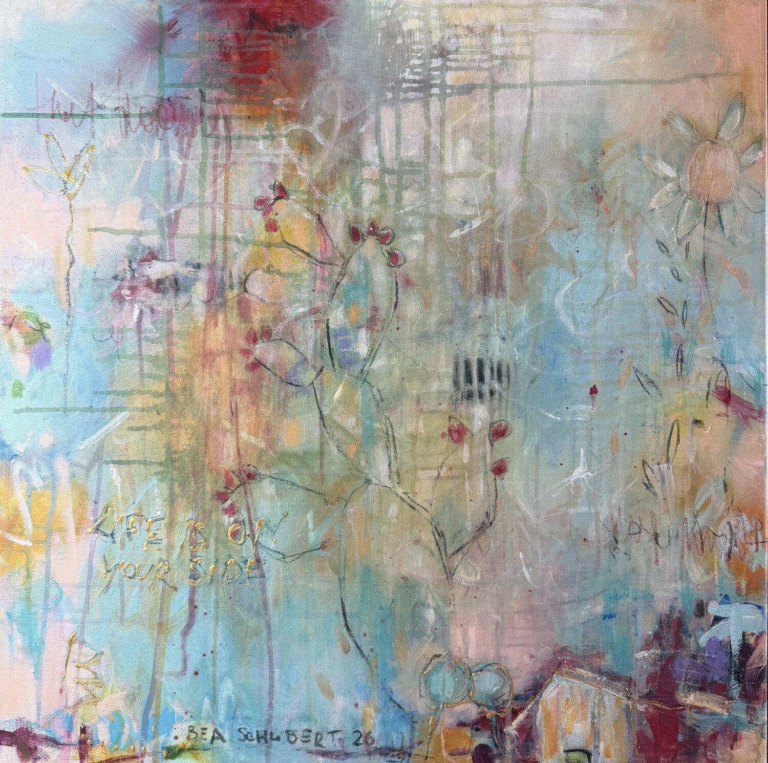 Life is on your side No.3 Bea Schubert Originalgemälde zu verkaufen