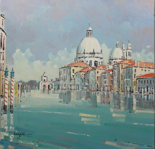 Venise, le Grand Canal von Philippe Euger, Malerei kaufen auf Select
