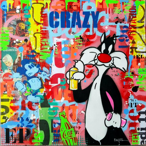 Crazy von Philippe Euger, Malerei kaufen auf Select