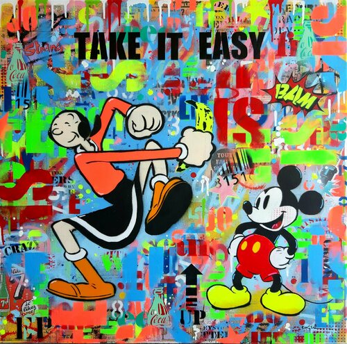 Take it easy von Philippe Euger, Malerei kaufen auf Select