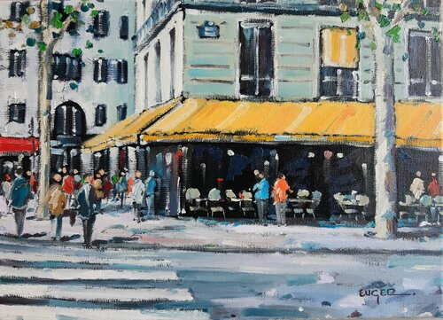 Terrasse à Paris von Philippe Euger, Malerei kaufen auf Select
