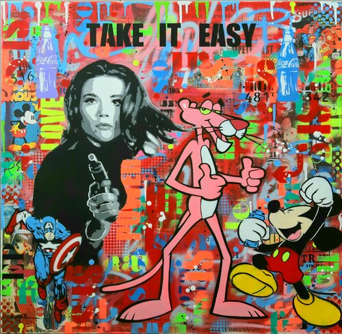 Take it easy von Philippe Euger, Malerei kaufen auf Select