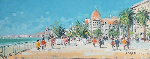 Le Negresco à Nice von Philippe Euger, Malerei kaufen auf Select
