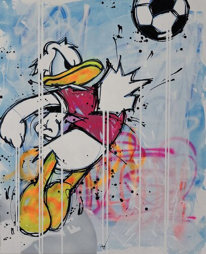Courage in Motion by Esteban Vera, Painting for Sale on Select