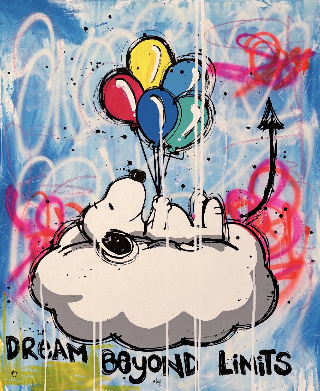 Dream Beyond Limits Esteban Vera Original painting for sale