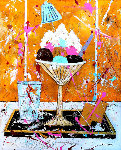 La coupe de glace by Jean-Pierre Borderie, Painting for Sale on Select