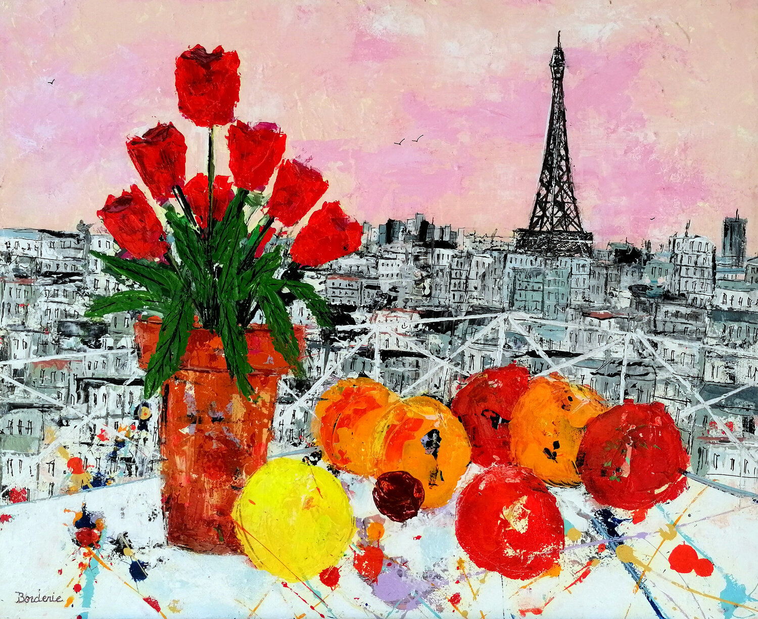 La plante Jean-Pierre Borderie Original painting for sale