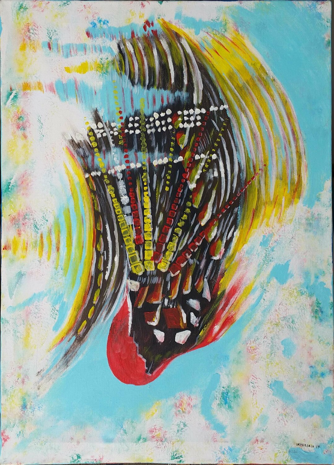 Colori 3 Michele Imperiale Original painting for sale