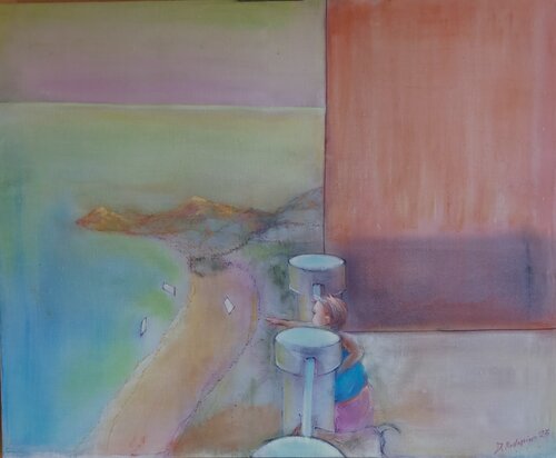 Il Belvedere by Davide Rodoquino, Painting for Sale on Select