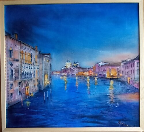 Luci della notte by Davide Rodoquino, Painting for Sale on Select