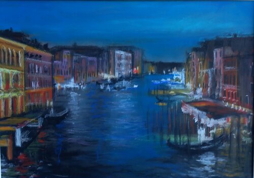Nuit Serenissime by Davide Rodoquino, Painting for Sale on Select