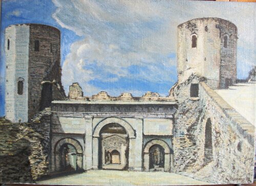 Torri medievali by Davide Rodoquino, Painting for Sale on Select