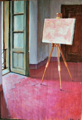 Atelier by Davide Rodoquino, Painting for Sale on Select