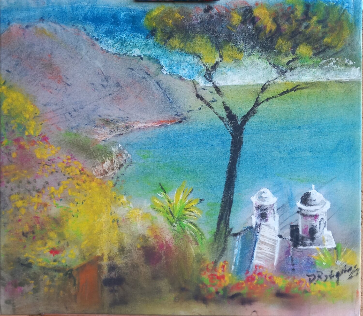 Ravello Davide Rodoquino Original painting for sale