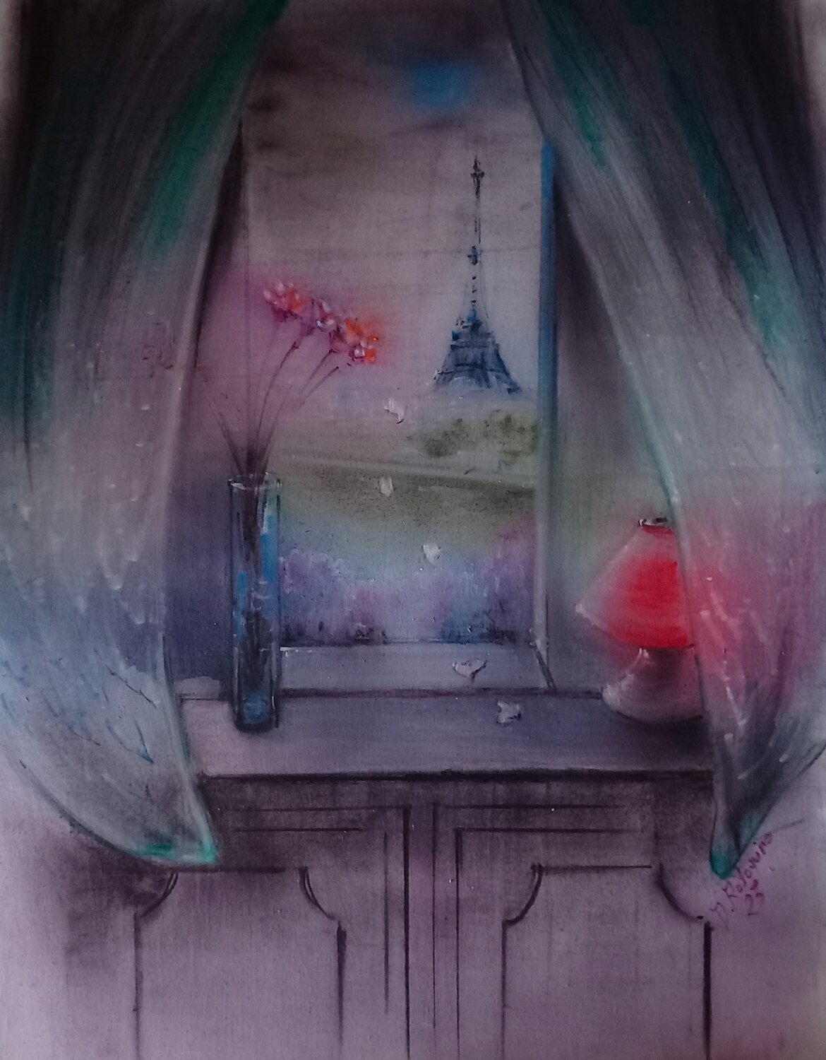 Mattino di Novembre Davide Rodoquino Original painting for sale