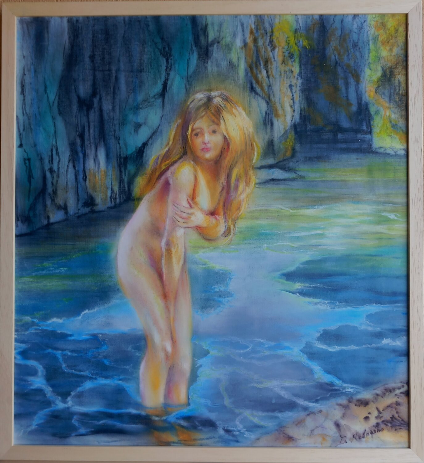 L'Estate di Amelia Davide Rodoquino Original painting for sale