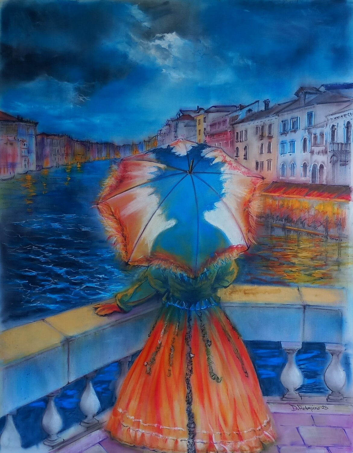 Animo solitario Davide Rodoquino Original painting for sale