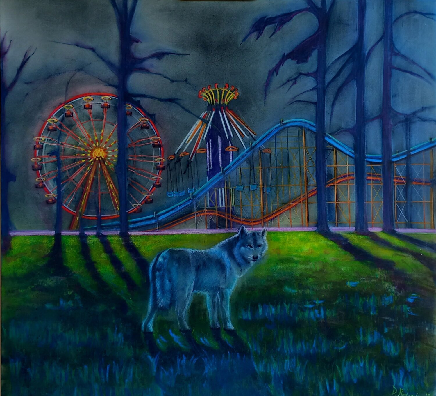 Le gardien du Silence Davide Rodoquino Original painting for sale
